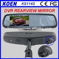 High Quality New Rearview Mirror Build-in 1080P DVR Bluetooh Car Kit With Reverse Camera