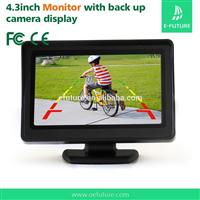 4.3inch TFT VGA car monitor with 2 ways input