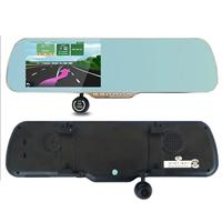 Arabic Language navigation recorder rearview mirror car dvr camera