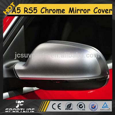 S5 Style Matt Chrome Rearview Rear Side Mirror Cover For Audi A5 12-14