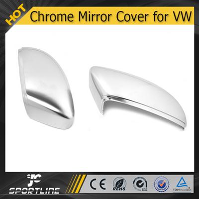 JC Auto Parts Chrome ALU Matt Alloy Full Replacement Mirror Cover for VW JETTA MK6 Passat CC Scirocco 10-14