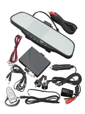 Bluetooth Rearview Mirror Handsfree , Bluetooth Car Kit BT-728SE
