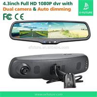 Factory Car Rearview Mirror DVR 1080P driving recorder with Night Vision camera