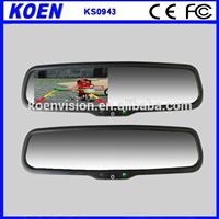 2015 Hot Original 12V 4.3 Inch Monitor Rearview Car Mirror For Honda Accord