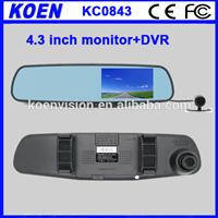 Easy Install Car Anti-glare Blue Rearview Mirror DVR Recorder Manufacturer For China