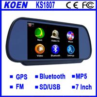 Wholesale Rearview Mirror Build-in GPS Car Navigator Bluetooth Made In China