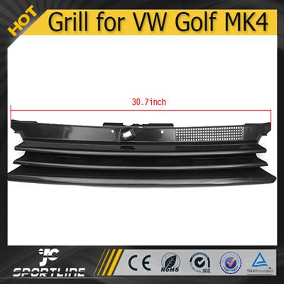 JC Auto Parts ABS Black Front Grille for VW Golf IV 4 MK4 1998 1999 2000 2001 2002 2003 2004