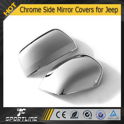 JC Auto Parts ABS Chrome 2pcs Side Mirror Cover for Jeep Grand Cherokee 2011 2012 2013 2014