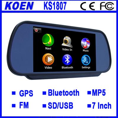 Wholesale 7 Inch FHD LCD Touch Screen Mirror GPS Bluetooth Handsfree Made In China