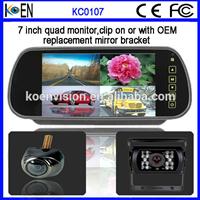 High Quality Competitive Price Bluetooth Rearview Mirror With FHD 7 Inch LCD Monitor For Hyundai