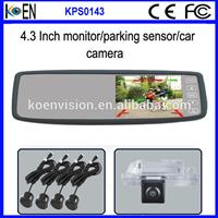 Low Price Car Digital Rearview Mirror With Parking Sensors For Hyundai