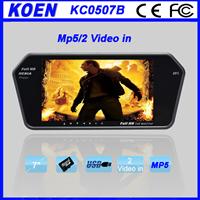 2016 New Digital Rear View Mirror Car Monitor With 7 Inch TFT-LCD