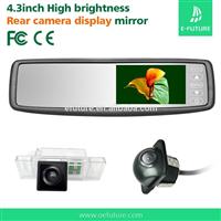 latest car rear view mirror parking sensor of 4.3inch monitor