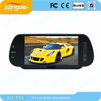 Best quality 7inch car rearview mirror with USB/FM/MP5/BLUETOOTH