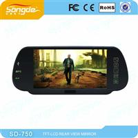 mirror 7inch TFT rearview mirror,rear mirror parking sensor SD-750