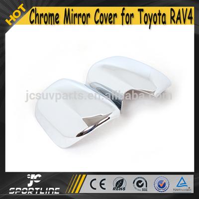 RAV4 2pcs/set ABS Chrome Rear Side Mirror Cover for Toyota 2010