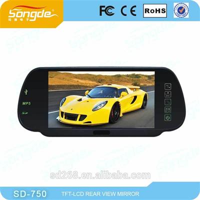 7 inch Bluetooth rearview mirror,Car/Auto bluetooth mirror on sale