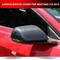 FOR MUSTANG CARBON DOOR SIDE MIRROR COVER WING