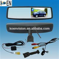 4.3 Inch Monitor Touch Button Bluetooth Reverse Camera Rearview Mirror