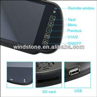 Touchscreen 7 inch Car Mirror With Phone And MP3