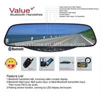 Bluetooth Rearview Mirror Car Kit, Rearview Mirror Bluetooth, Car Bluetooth
