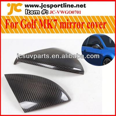 High quality carbon fiber mirror shell for VW Golf MK7 wing mirror cover auto side mirror caps