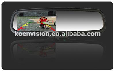 4.3 Inch Monitor Car For Skoda Rear View Mirror