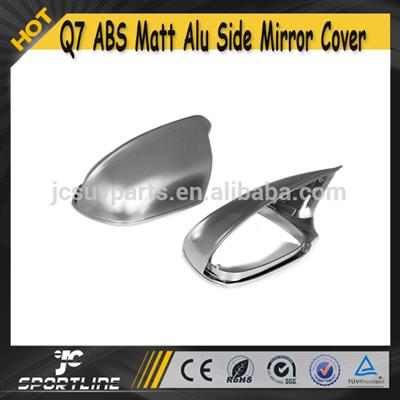 Q7 Full Replacement Car Mirror House ,ABS Matt Alu alloy Side Mirror Cover for Audi