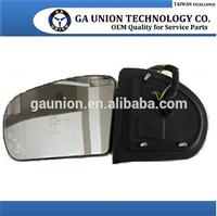 CAR DOOR MIRROR ASPHERICAL CHROME GLASS BASE, WITH HEATED, 2-PINS ONLY GA-230-211 R/L FOR FOR W211 E-CLASS 02-06