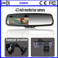 1 Year Guarantee CE&RoHS 4.3 Inch Colorful TFT-LCD Car Rearview Monitor Mirror