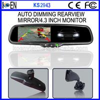 4.3 Monitor CE RoHS Koen Factory Car Auto Dimming Rear View Mirror with reliable quality