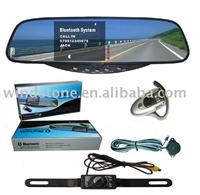 Bluetooth Handsfree Rear View Mirror Car Kit BT-728