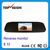 Universal Dual Display Format Digital 4.3 Inch TFT-LCD Rear View Mirror Car Monitor