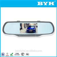 dual lens car dvr camera/rearview mirror