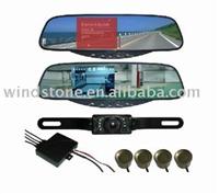 Rearview Mirror , Bluetooth Rearview Mirror with Reverse Camera System BT-728SC4