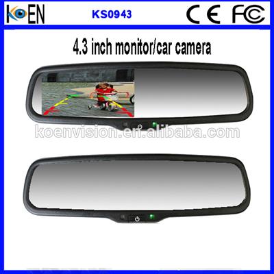2015 Hottest Models Rearview Mirror Monitor Car reverse Camera
