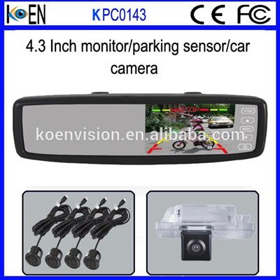 Self Diagnosis Ground Detect Free Car Camera Rearview Mirror Parking Sensor