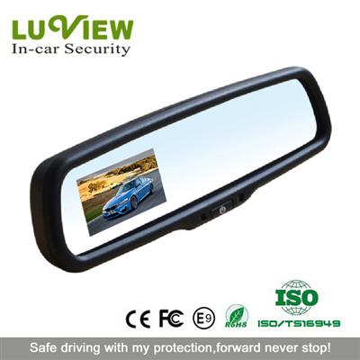 2.7 Inch G-Sensor Built-in Rearview Mirror Monitor with Backup Camera