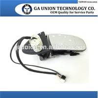 CAR DOOR MIRROR ASPHERICAL CHROME GLASS BASE, WITH HEATED, 2-PINS ONLY GA-600HB R/L FOR W220 S-CLASS '98-03