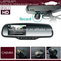 4.3" TFT LCD 1080P DVR+ Backup rear view Camera+auto dimming rearview mirror