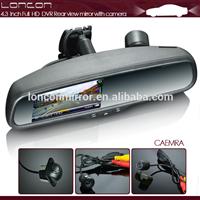rearview camera mirror with 4.3 inch TFT display and car camera special for ford ranger 2012