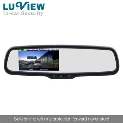 4.3" Rearview Anti-glare Mirror Monitor with DVR