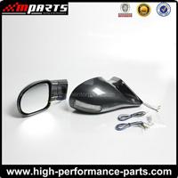 Mparts Carbon-look Car Door Mirror, Electric Door Mirror With Light