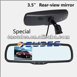 Rear View Mirror+3.5"Backup Camera Display for Toyota Hilux