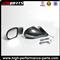 Car Universal Manual Electric with Light Black Chrome Carbon Door Mirror