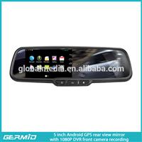 5 inch Android rear view mirror monitor with GPS & NAVIGATION and DVR recorder