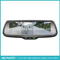 GERMID interior rear view mirror monitor 7.3 inch TFT-LCD screen with back up camera display