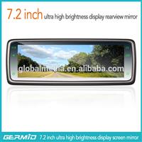 germid full screen 7.4 inch rearview mirror dvr with android and ios system