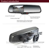 OEM factory car dvr rear view mirror with car recording function
