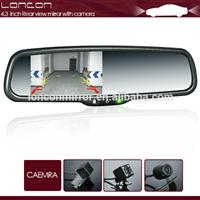 4.3 inch Auto dimming interior mirror monitor with auto brightness monitor display and genuine bracket